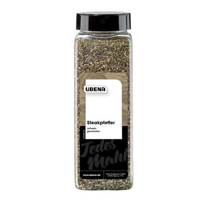 Ubena Steakpfeffer schwarz geschroten rustikaler Geschmack 500g