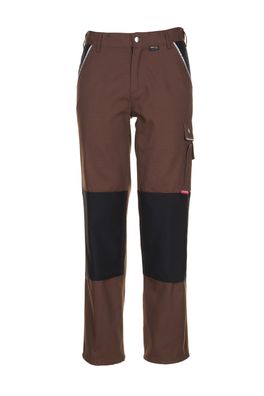 Arbeitshose Bundhose Canvas 320 braun/schwarz Größe 64