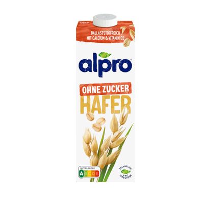 Alpro Haferdrink Ohne Zucker UHT vegan und laktosefrei 1000 ml