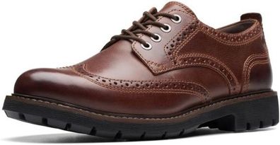 Clarks Batcombe Far - Dunkelbraun Leder