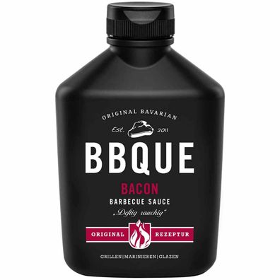 BBQUE Barbecue Bacon und Kirsch Grill Sauce 400ml