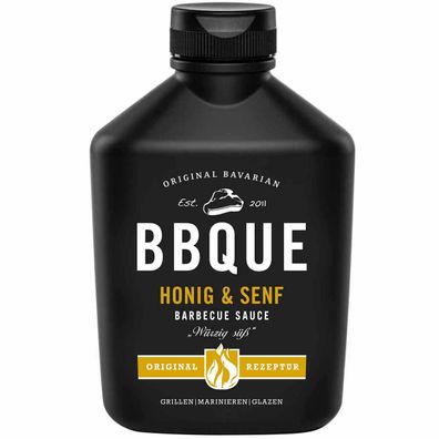 BBQUE Barbecue Honig und Senf Barbecue Grillsauce 400ml