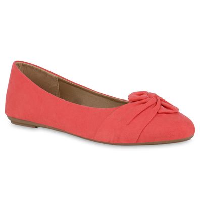 VAN HILL Damen Übergrößen Klassische Ballerinas Basic Slippers Schuhe