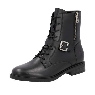 Remonte Biker Boots - Nachtschwarz Glattleder