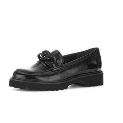 Gabor Shoes Slipper - Schwarz Knautschlack