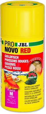 JBL ProNovo Red Flakes M 100ml Futter für Goldfische im Aquarium