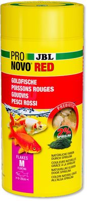 JBL ProNovo Red Flakes M 1000ml Futter für Goldfische im Aquarium