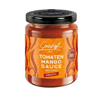 Grashoff BBQue Tomaten Mango Sauce mit süßem Chiligeschmack 200ml