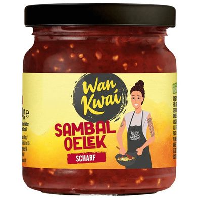 Wan Kwai Sambal Oelek mit scharfen Pfeffer und süßem Geschmack 200g