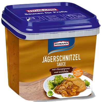 Homann Jägerschnitzel Sauce mit Champignons und Zwiebeln 4000g