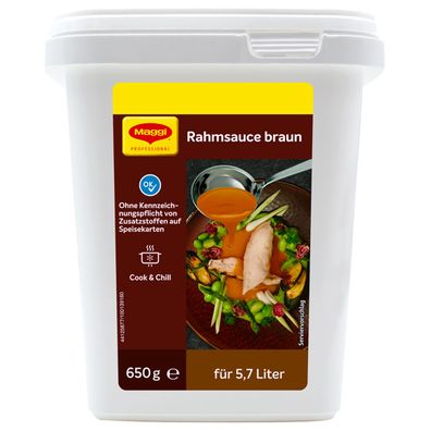 Maggi Rahm-Sauce braun 650g