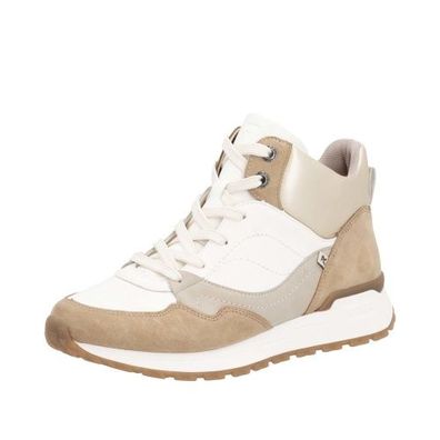 Rieker Sneaker High - Weiß / Beige Leder