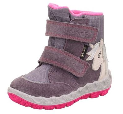 Superfit Icebird - Lila / Pink Veloursleder/Textil