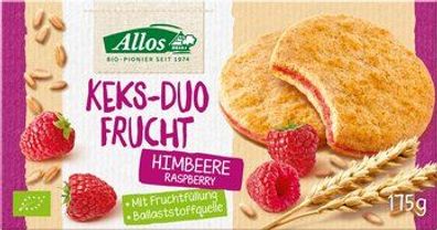 Allos 6x Keks-Duo Frucht Himbeere 175g