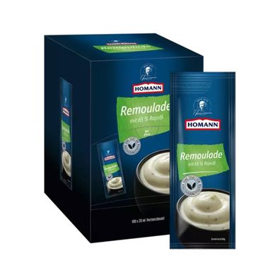 Homann Remoulade mit Rapsöl und gehackter Petersilie100x20ml