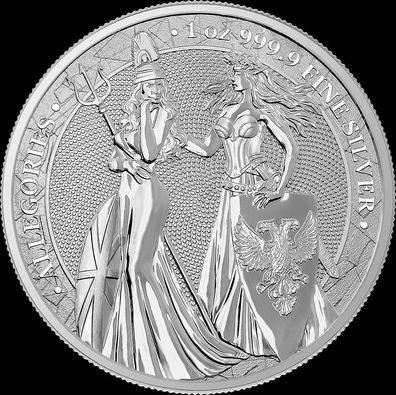 Germania Mint The Allegories Britannia & Germania 1 oz 999.9 Silber Gebraucht