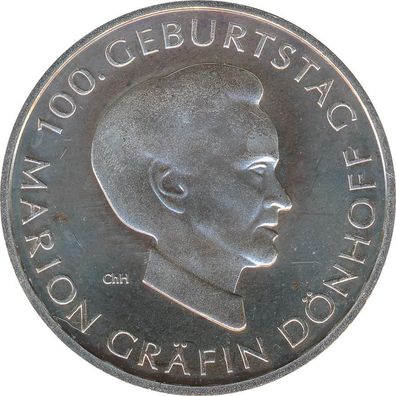 BRD 10 Euro 2009 J Gräfin Dönhoff Silber*