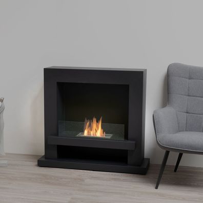 Moritz Ethanolkamin freistehend Standkamin 100 x 90 x 31 cm Raumteiler 1,5 L Kamin