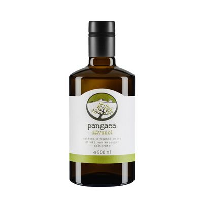 Pangaea Olivenöl nativ extra von Hand geerntet Flasche 500ml