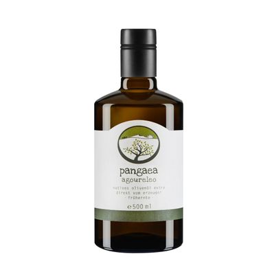 Pangaea Olivenöl Agoureleo aus unreifen grünen Oliven Flasche 500ml