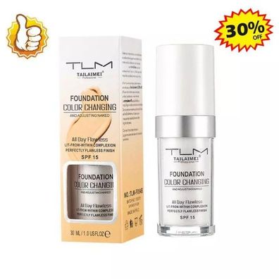 TLM Magic Colour Color Changing Foundation Change Skin Tone!