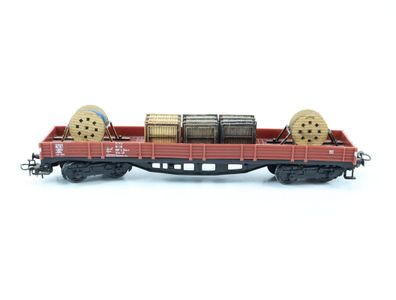 Märklin Primex H0 4545 Güterwagen Niederbordwagen mit Ladung 697 2 344-1 DB