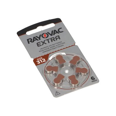 Rayovac Hörgerätebatterie 312 Zinc Air Extra Advanced