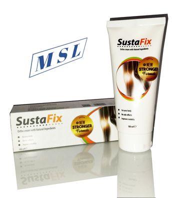 SustaFix 100ml Creme Susta Fix + New Stronger Formula + Neue Stärkere Formel