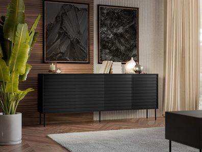 Kommode Cortina 200 4D Sideboard Wohnzimmer Modern Kollektion M24