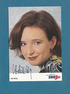 Ute Welty (SWR 3) - persönlich signiert