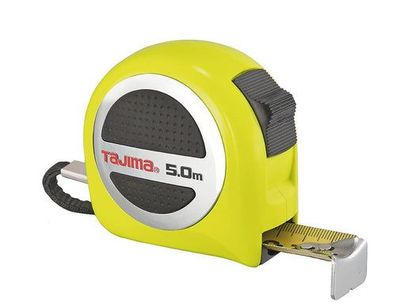 Tajima - Taschenmaßband W-THICK Lock Stainless - Bandbreite: 25mm - Bandlänge 5m