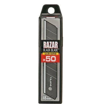 Tajima - Cutterklingen - 18 mm Razar Black Blade LCB50RB-50H