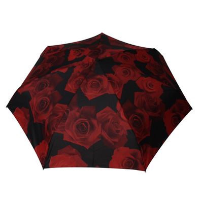 happy rain selection Regenschirm Taschenschirm Petito Ultramini red rose