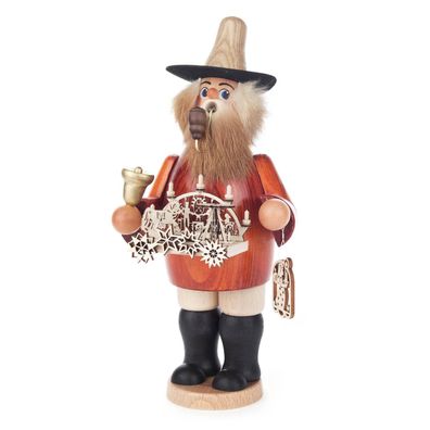 Räuchermann Schwibbogenhändler BxHxT 11 cmx25 cmx12 cm NEU Erzgebirge Rauchmann