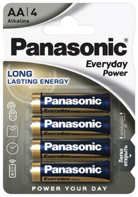 Panasonic AA Mignon Everyday Power 1,5V Batterie 4er Blister