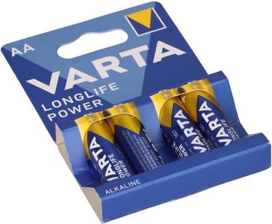 Varta 4906 Longlife Power AA Mignon 4-er Blister