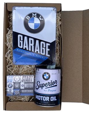 Geschenkbox BMW Garage klein S3