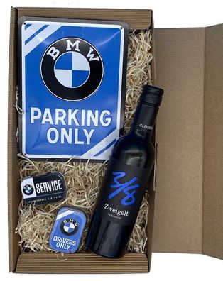 Geschenkbox BMW Parking Only klein S4