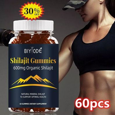 Shilajit Gummies Pure 100% Himalayan Organic ShilajitResin Natural SupplementDE