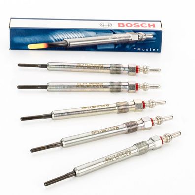 5x Original Bosch Glühkerzen 0250201039 für Mercedes-benz S123 S124 Sprinter