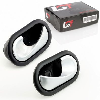 2x Türöffner Türgriff innen Set vorne LR schwarz-silber für Renault MASTER III 3