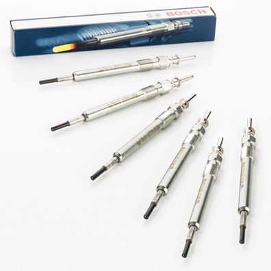 6x Glühkerze Original Bosch Duraspeed 0250603006 für BMW 6er F06 7er F01 G11 X6