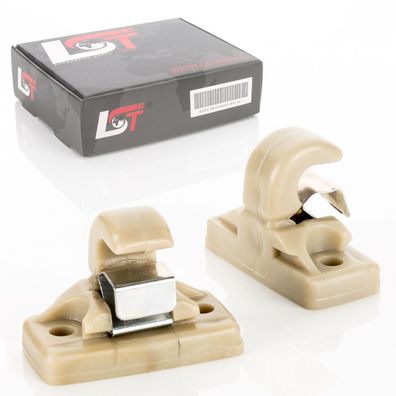 2x Sonnenblendenhalter Sonnenblenden Halterung Halter Clips beige für VW