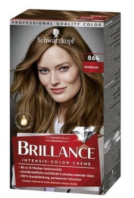 Schwarzkopf Brillance Rehbraun 864 Haarfarbe