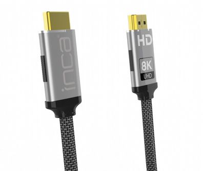 Inca HDMI Kabel: 8K High Definition Bildübertragung, Goldspitzen, geflochtene