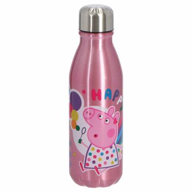 Peppa Pig Aluminiumflasche Wasserflasche 600ml: Perfekt für kleine Fans großer