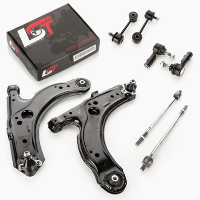 Querlenkersatz Set Spurstange Axialgelenk Vorderachse LR für AUDI SEAT SKODA VW