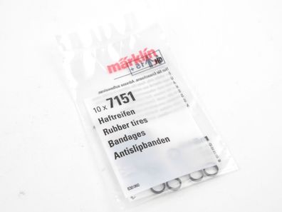 Märklin H0 7151 Haftreifen Haftringsatz ø 6 mm (10 St.) 1:87