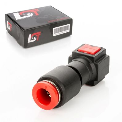 Kraftstoffleitung Verbinder Schlauchkupplung Schnellverschluss 6.3 x 8 mm gerade