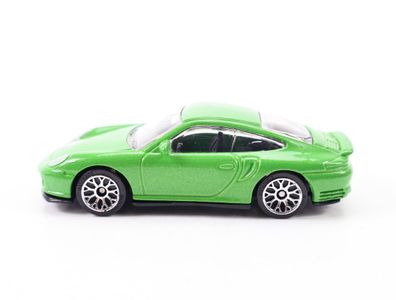 Matchbox Modellauto PKW Porsche 911 Turbo apfelgrün-metallic 1:28